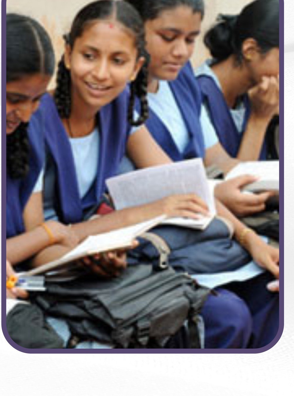 Government school students studying